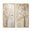 Minimalisme Sycamore beige arbre solitude - ensemble de 2 décorations murales sycomore-1609237481-1609237015