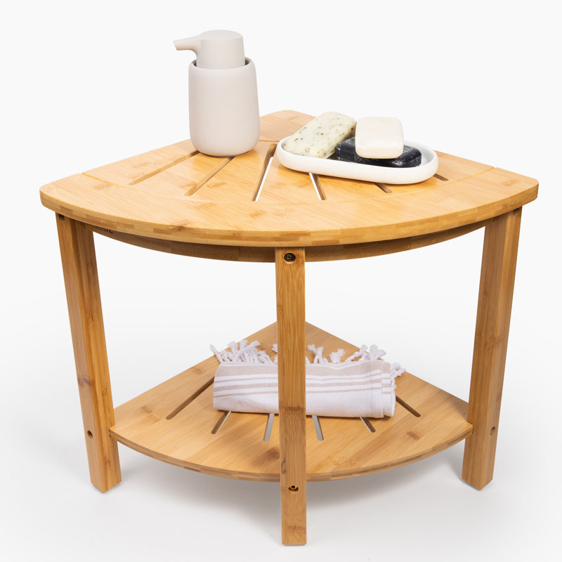 Banc de douche l 22 po Leocadia