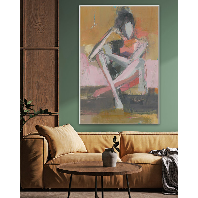 Yesterday's Muse Print by Donna Weathers, White Floater Framed, 61.25" H x 41.25" W