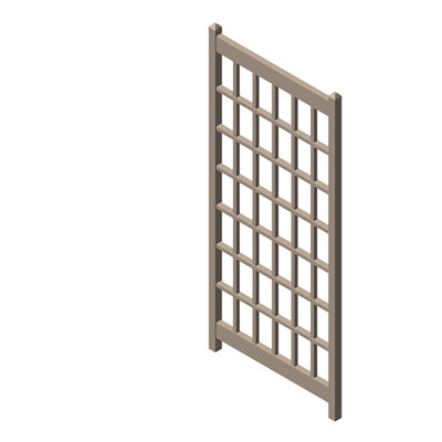 Kenesha 85'' H x 38'' W Vinyl Lattice Panel Trellis