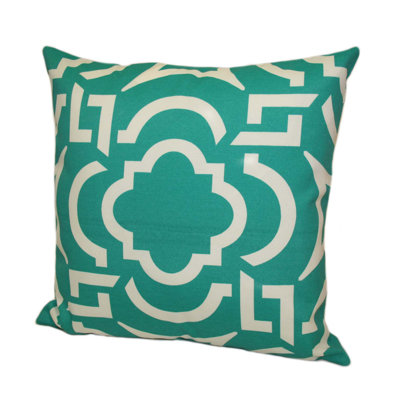 Geometric Outdoor Reversible Throw Pillow