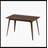 [Video] Dining Table Solid Wood Legs, Walnut