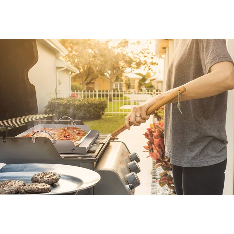 Gril rectangulaire pour barbecue au gaz 8206 de Hitechluxe, H 2,75 po x l 16 po x P 23 po