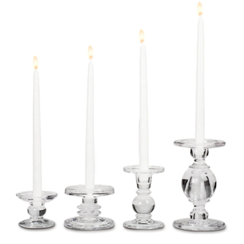 Bougeoir de table en verre 5 po