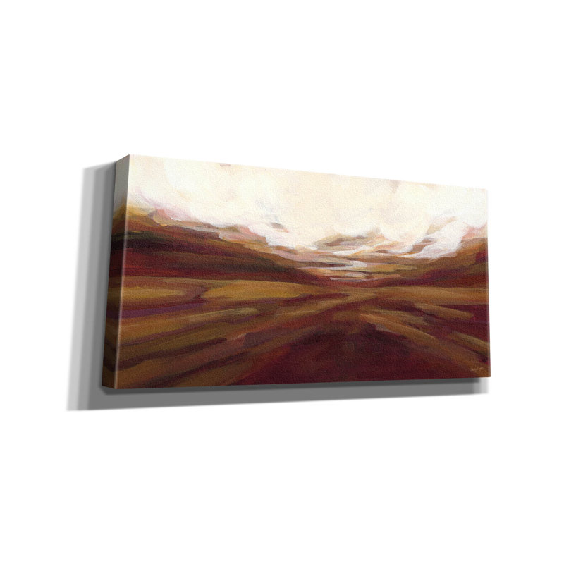 «Russet Ridge» par Haley Knighten, art mural sur toile, H 20 po x l 40 po