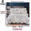 Printed Bedspread Set Floral Pattern with Matching Pillow Shams, Soft Microfiber Coverlet, Lightweight & All-Season Bedding-38040942