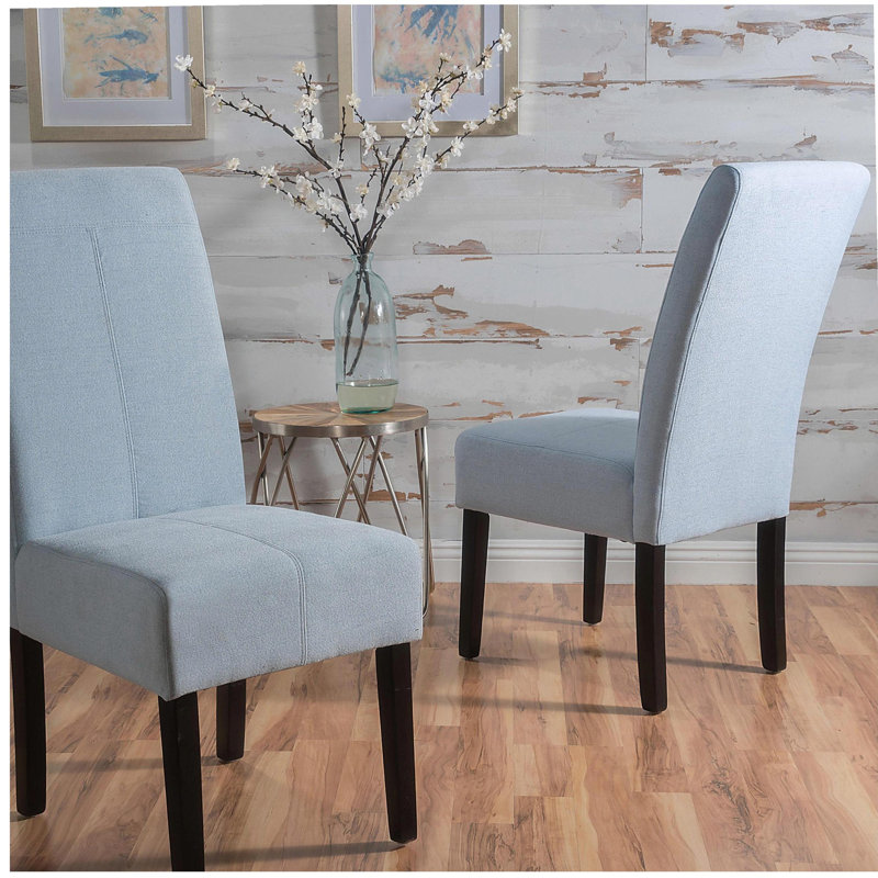 Chaise de salle à manger pertica kd [ensemble de 2 pièces], Bleu clair, 2