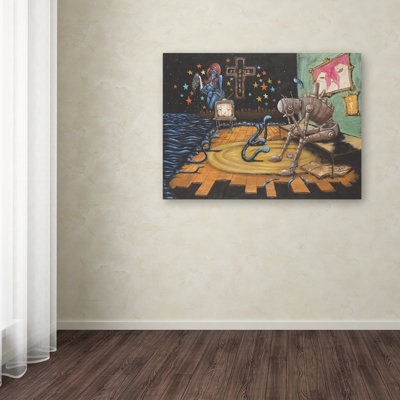 «Jonati Jesus sauves» par Craig Snodgrass, reproduction d'art sur toile tendue