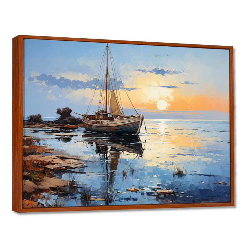 Art sur toile, Umar, H 24 po x l 32 po x P 1 po, Cadre flottant brun