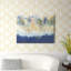 «Abstract Gold Blue», reproduction d'art-1003173133-1003173131