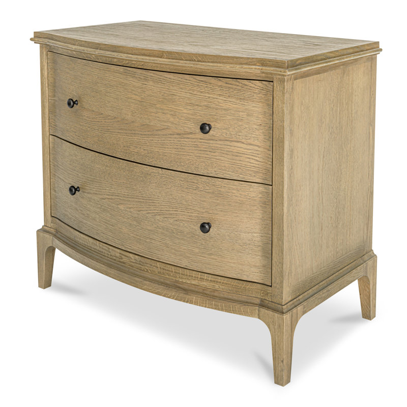 Sadie 1 - Drawer Solid Wood Nightstand