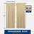 Kassia Pinch Pleated Faux Linen Textured Blackout Thermal Insulated Curtains-461733264-454536100