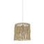 32 cm H Drum Bamboo Pendant Shade ( Uno ) in Brown