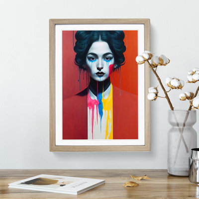 Painted Woman No.3 Abstract - Wall Art