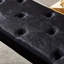 Banc rembourré en velours Genuta-34833362