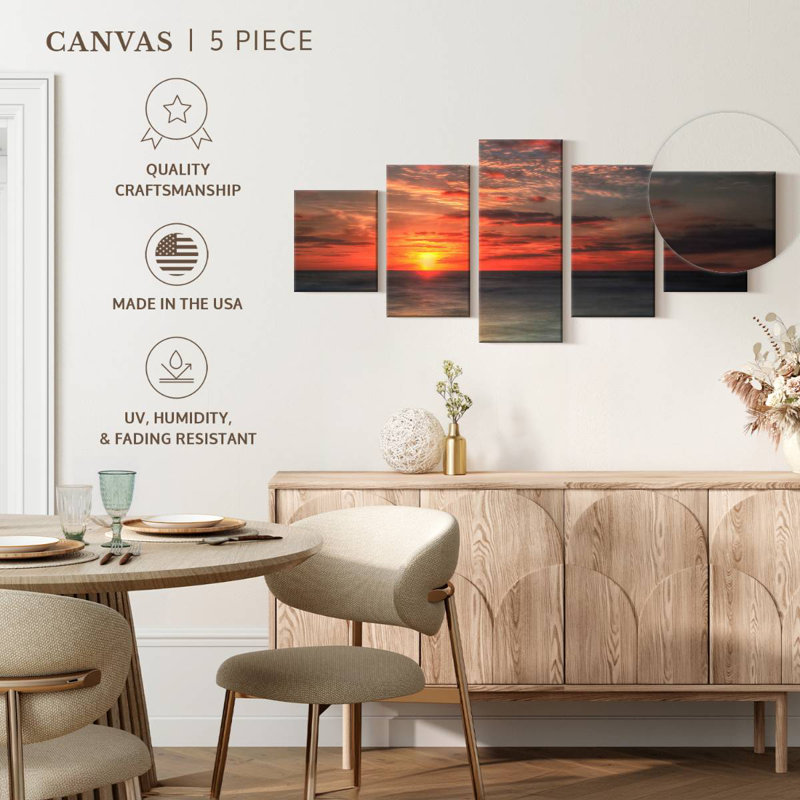 Atlantic Sunrise No. 9, 42" H x 92" W
