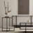 Harlow Glass Top End Table