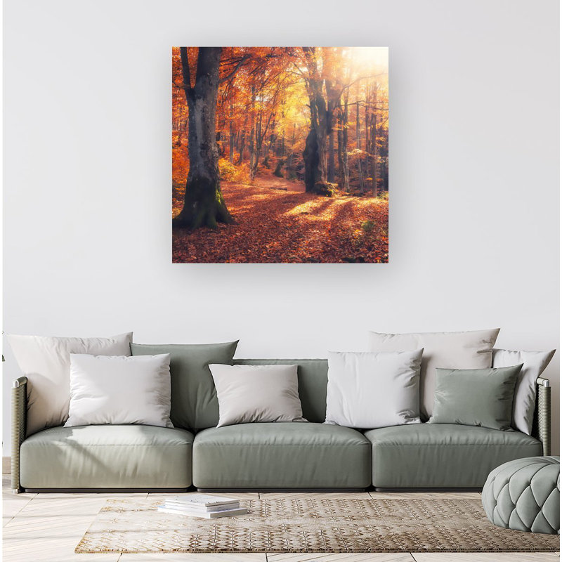 Autumn Forest - Wrapped Canvas Print