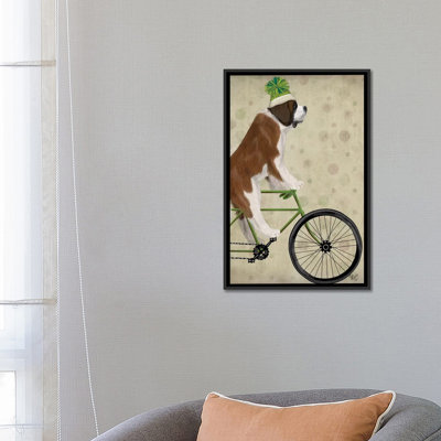 Fab Funky " St. Bernard On Bicycle " by Fab Funky