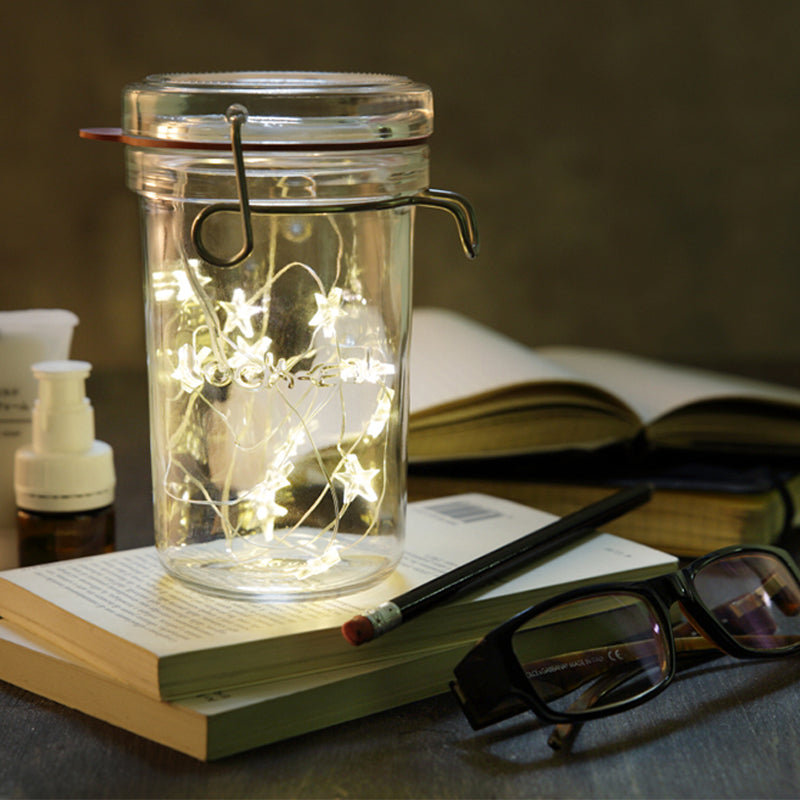 Lock-Eat Food Jar (Set of 6), 2.5" H x 3.4" W x 3.4" D