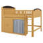 Lit mezzanine avec garde-robe, armoire de rangement-1242013192