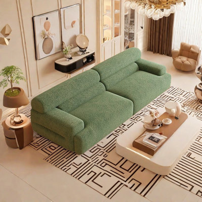 Vintage Lamb Fleece Sofa