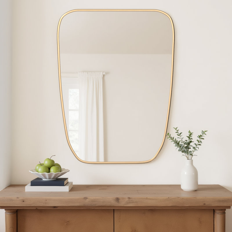 Sommer Aluminum Asymmetrical Mirror