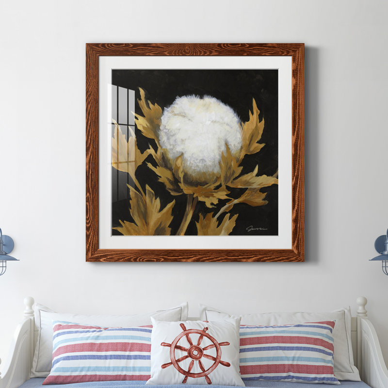 Cotton Balls I - Cadre photo, reproduction d'art sur papier, Cadre en érable, H 35,5 po x l 35,5 po x P 1,5 po