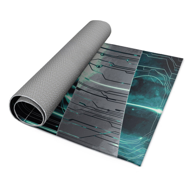 Orbit Layers Indoor And Outdoor Area Rug, Rectangle 8' x 10'