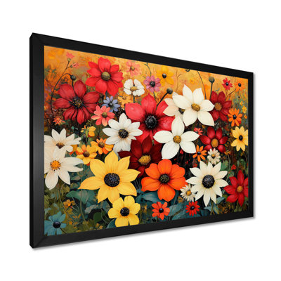 Vibrant Garden Of Wildflowers I - Wildflowers Print Wall Art