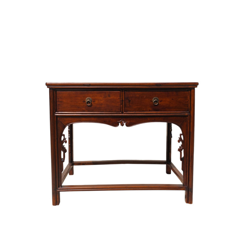 39.4 in. Solid Wood Console Table