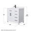 Ensemble de meuble-lavabo simple 36 po avec plateau en marbre Beckett-61870897-61870894-61870893
