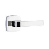 Breslin Flat Passage (Hall & Closet) Door Lever with Square Rosette