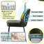 Phillipe Modern Fabric Upholstered Dining Chair with Spring-551845357