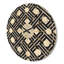 Horloge murale en bois à motif géométrique II-63891645