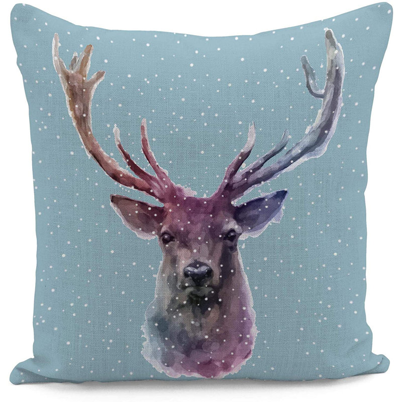 Acklin Square Cushion Cover, Blue