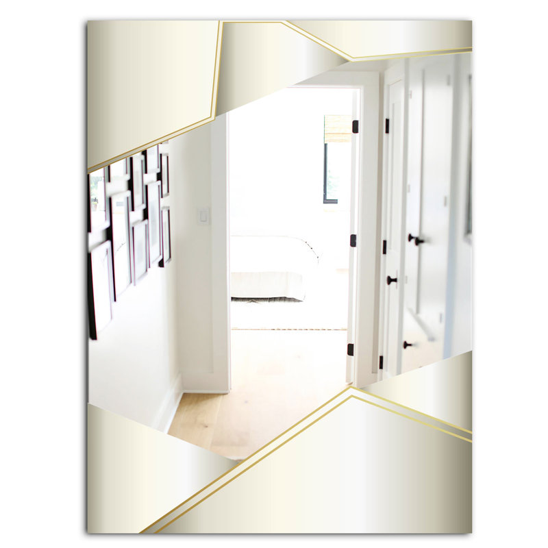 Miroir de salle de bain moderne et élégant Capital Glam, H 39,4 po x l 29,5 po