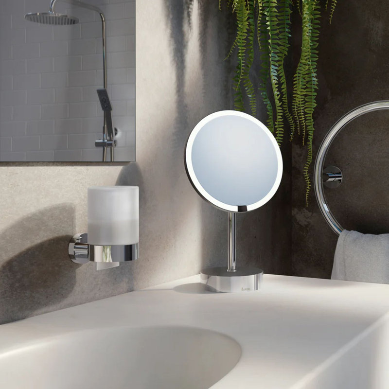 HOME collection wall mounted  gravity soap pump - frosted glass 