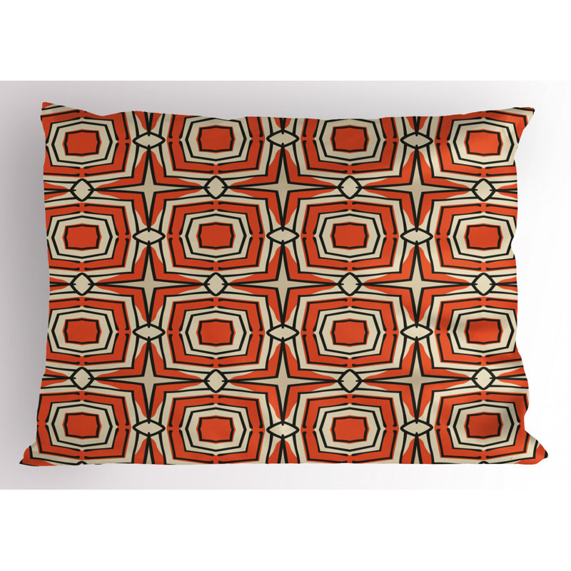 Burnt Polyester Sham Set, Twin