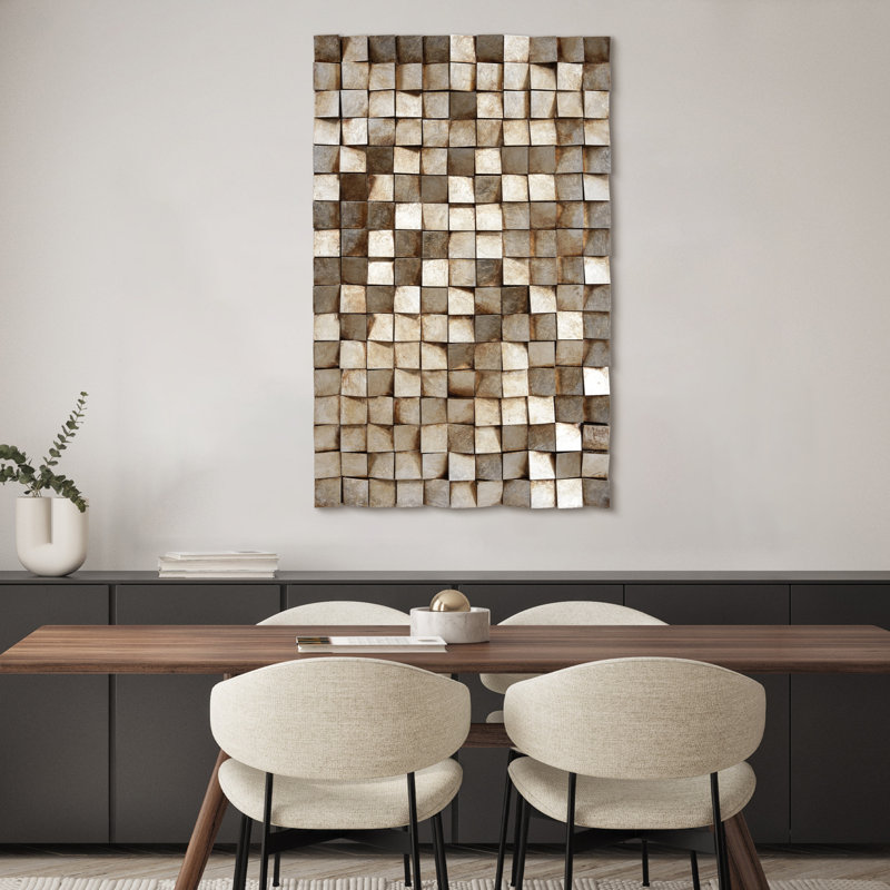 Textured 1 by Primo - Unframed Blocks on Wood