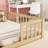 Double Twin Floor Bed With Fence, Guardrails-1601779734