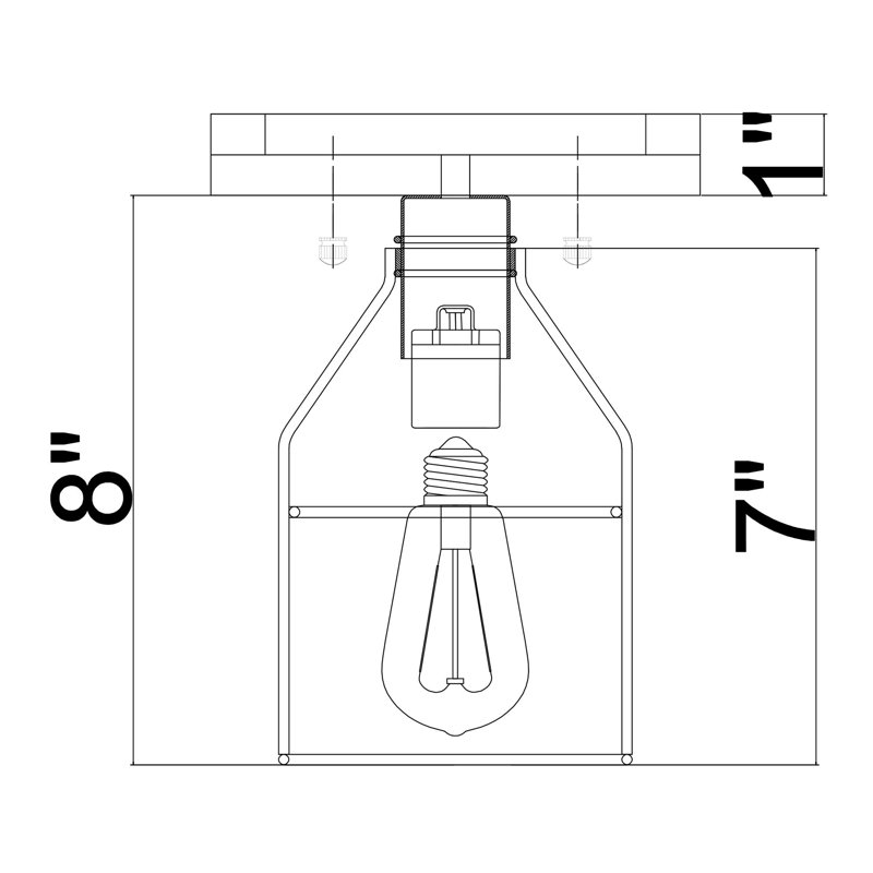 Twain Flush Mount