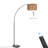 76'' Rattan Arched Dimmable Floor Lamp With Remote Control And Bulb Included-1033309996