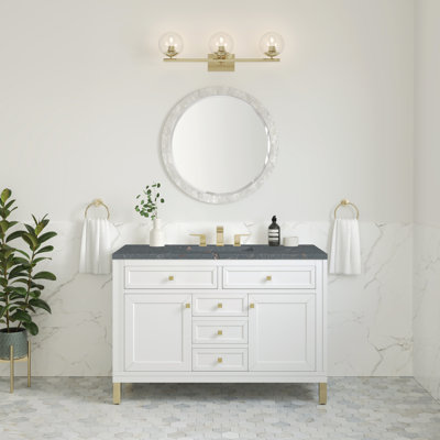 Meuble-lavabo simple 48 po Chicago avec chargeur sans fil FreePower Chicago