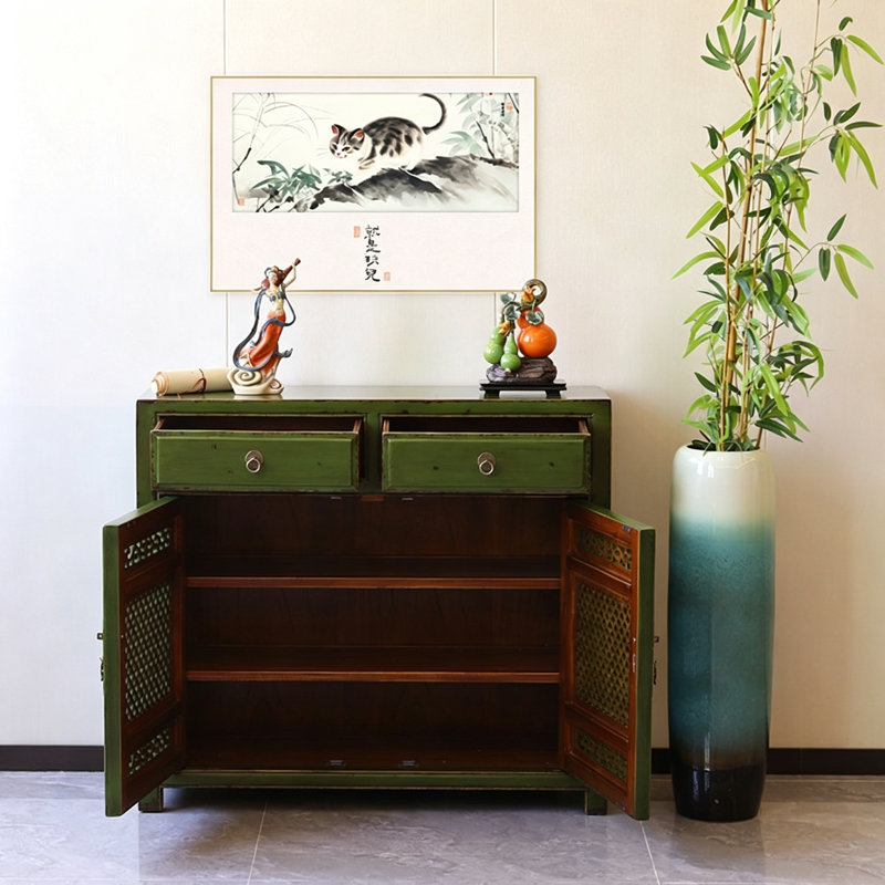 Armoire d'entrée New-Style chinois patiné