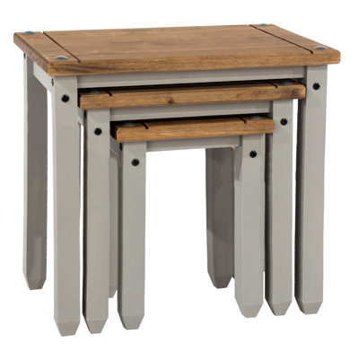 Tables d’imbrication en bois 3 pièces Chavez
