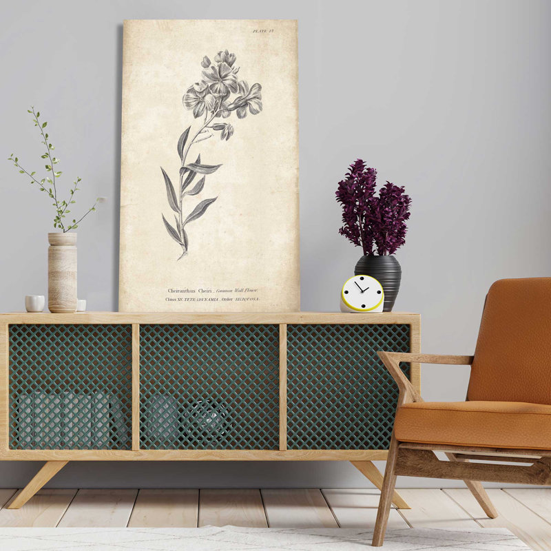 Conversations on Botany 6 - Peinture, L 18 po x H 30 po, Toile tendue