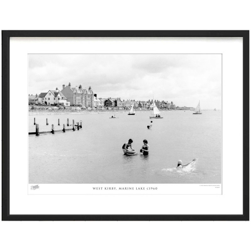 West Kirby, Marine Lake C1960 by Francis Frith - Single Picture Frame Print, 60cm H x 80cm W x 2.3cm D