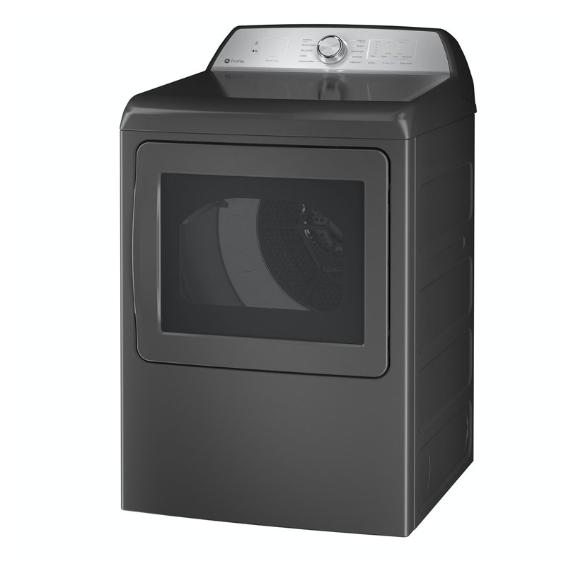 GE Profile™ ENERGY STAR® 7.4 cu. ft. Capacity aluminized alloy drum Electric Dryer with Sanitize Cycle and Sensor Dry