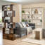 Actrice 183 H x 70 W Bookcase Bookshelf Storage Rustic Industrial Living Room
